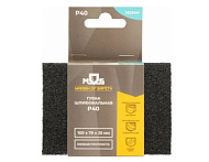 38390М Губка шлифовальная MOS алюминий-оксидная, 100х70х25 мм,  Р 40