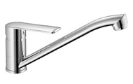AV5020 Смеситель для кухни AVRORA Slim с низким поворотным изливом, латунь, хром