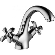 LM0106C  Смеситель для раковины Lemark Flora, хром, монолитный