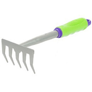 Грабли 5-зубые Connect Palisad 115*275 мм стальные, пластиковая рукоятка