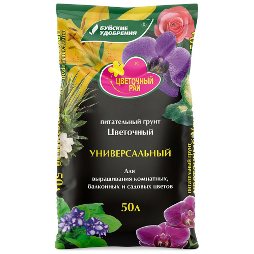 Грунт Цветочный универсальный 'Цветочный рай' 50 л