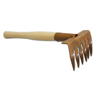 Грабли 6-ти зубые витые с черенком