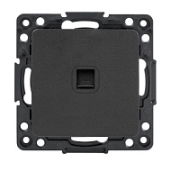 1396239 Механизм розетки RJ-45 1-м Стокгольм черн. PROxima EKF EZK01-035-10