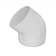 24954 (210-245) Колено круглое Эковент 12,5КПП 45гр D=125мм