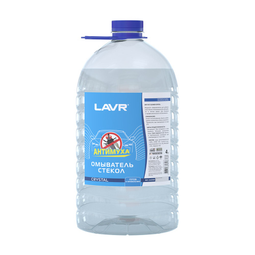 Омыватель стекол "Антимуха" LAVR  Crystal 4л