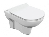 Унитаз подвесной Cersanit CITY NEW CLEAN ON, дюропласт микролифт тонкое