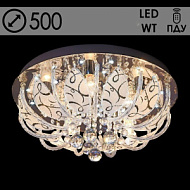 Люстра 55784/500 CR хром 5х40W E14 LED-WT ПДУ d500 h250, 24
