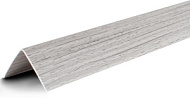 Угол ПВХ 30мм*30мм*2700мм ясень серый текстурированный (25шт)
