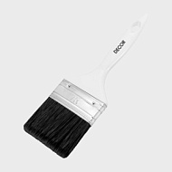 Кисть плоская PROFI для грунта 35*15мм, черная синтетиченкая щетина, пластиковая ручка