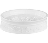 Мыльница Fora Venice белый, пластик FR-36W