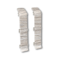 230 Соединитель Лексида 80мм Дуб айсберг (2шт/блистер)