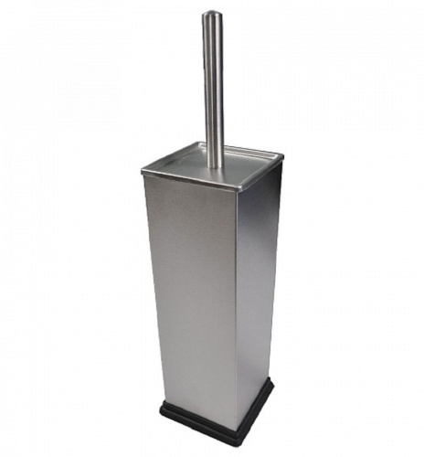 Ёрш для унитаза Санакс, хром, квадратный 307К