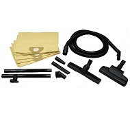 Промышленный пылесос ELITECH ПС 1260А (классL, 1200Вт, 2200л\м, 20кПа, 60л, шланг40мм*3.0)