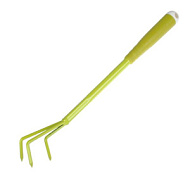 Рыхлитель 3-х зубый с металлическим черенком и пластиковой ручкой `Урожайная сотка` Оптима 9376E