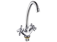 B49-301 Смеситель для кухни Эверест, хром, высокий излив