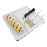 Набор Универсальный + ванночка 320*350мм + валик 240мм полиакрил, кисть 35мм, кисть 50мм