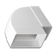 24965 (210-027) Колено плоское горизонтальное Эковент 620КГП 60*204мм