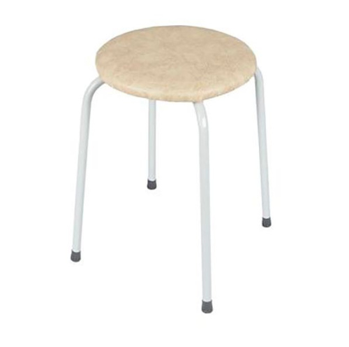Табурет круглый "Пенёк легкий" 180, цвет сиденья бежевый