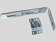 Кронштейн стеновой черный 16см (1шт) в упаковке