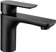 AV3510 Смеситель для умывальника AVRORA Moon монолитный в матовом черном цвет