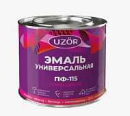 Эмаль алкидная ПФ-115 UZOR универсальная 1,8кг белая