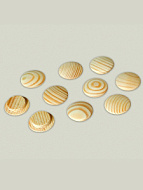 Заглушка деревянная 10 мм/ 10 шт в упаковке