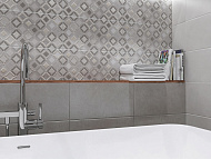 Плитка настенная Starck Grey 201*405мм/ уп 15шт/ 1,22м2