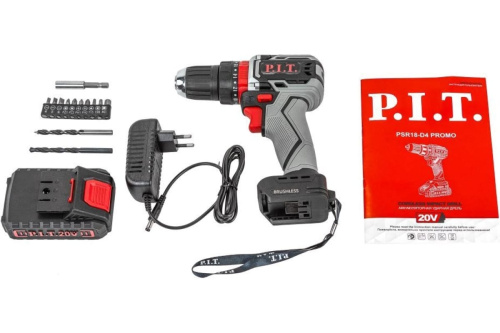 Дрель аккумуляторная P.I.T.  PSR18-D4