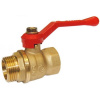Кран шаровый DN15 вн*нар рычаг 1/2" латунь