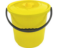 Ведро 10л, с крышкой подходит д/пищевых продуктов ВК-01, микс