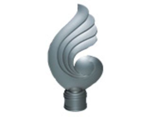 Наконечник MAGELLAN Арго серебро глянец (2шт)