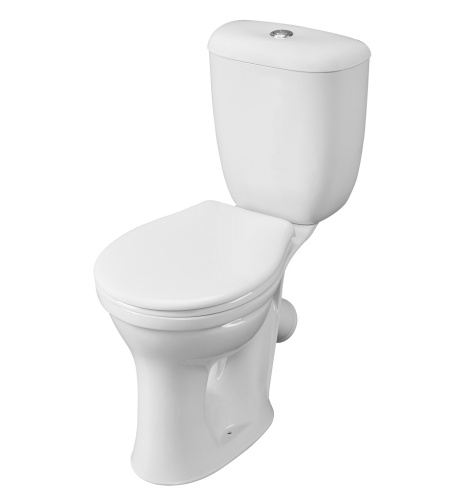 Унитаз-компакт Santeri Виктория, белый, 1 режим, полипропилен