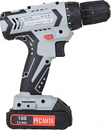 Дрель-шуруповерт аккумуляторная Ресанта ДА-18-2ЛК 75/14/5