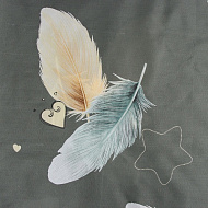 Комплект постельного белья "Экономь и Я" 1,5сп "Перо" 60г/м2, микрофибра