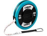 34154-10  Мерная лента СИБИН с фиберглассовым полотном, 10 м