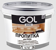 Пропитка для пола бань и саун GOL № 313, 3кг
