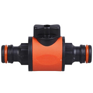 AP 1021 Двухсторонний коннектор с запорным краном подвес