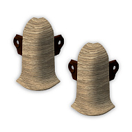 213 Угол наружный Лексида с крепежом 55мм Дуб северный (2шт/блистер)