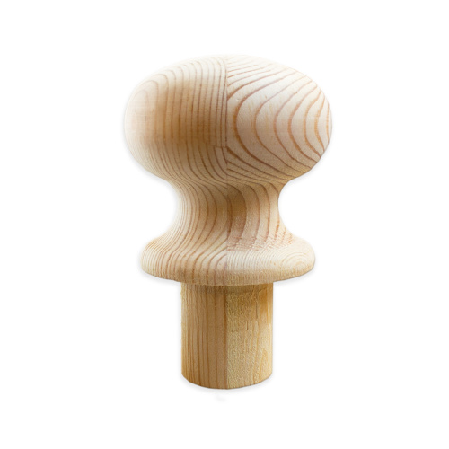 Шар для столба с ножкой плоский 100 мм