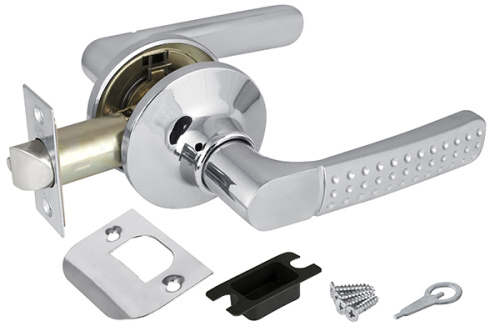 Ручка защелка PUNTO 6026 CP-P (без фик.) хром