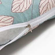 10713152 Сидушка на стул Этель "Листья"цв.зеленый, 40х40 см, 100% п/э