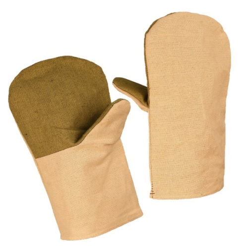 Рукавицы х/б с брезентовым наладонником  XL