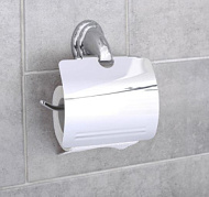 1509559 Держатель для туалетной бумаги с крышкой Accoona A11105, хром