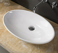 7689 Раковина Comforty, белый, накладная 600*150*380 мм