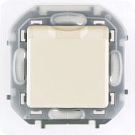 1445262 Механизм розетки 1-м СП Inspiria 16А IP44 250В 2P+E защ. шторки с крышкой немецк. стандарт