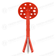 Дюбель для теплоизоляции Tech-Krep с мет. гвоздём 10х180 50шт/пакет