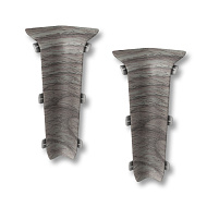 210 Угол внутренний Лексида 80мм Дуб пепельный (2шт/блистер)