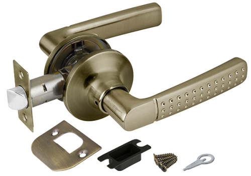 Ручка защелка PUNTO 6026 AB-P (без фик.) бронза