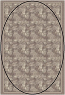 Карпеты обработанные Принт "НЕВА ТАФТ" ЛЕОН 17/34 овал 1,66*2,3 (3,818 м2)