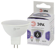 1499291 Лампа светодиодная LED MR16-6W-860-GU5.3 MR16 6Вт софит GU5.3 холод. бел. ЭРА Б0049069